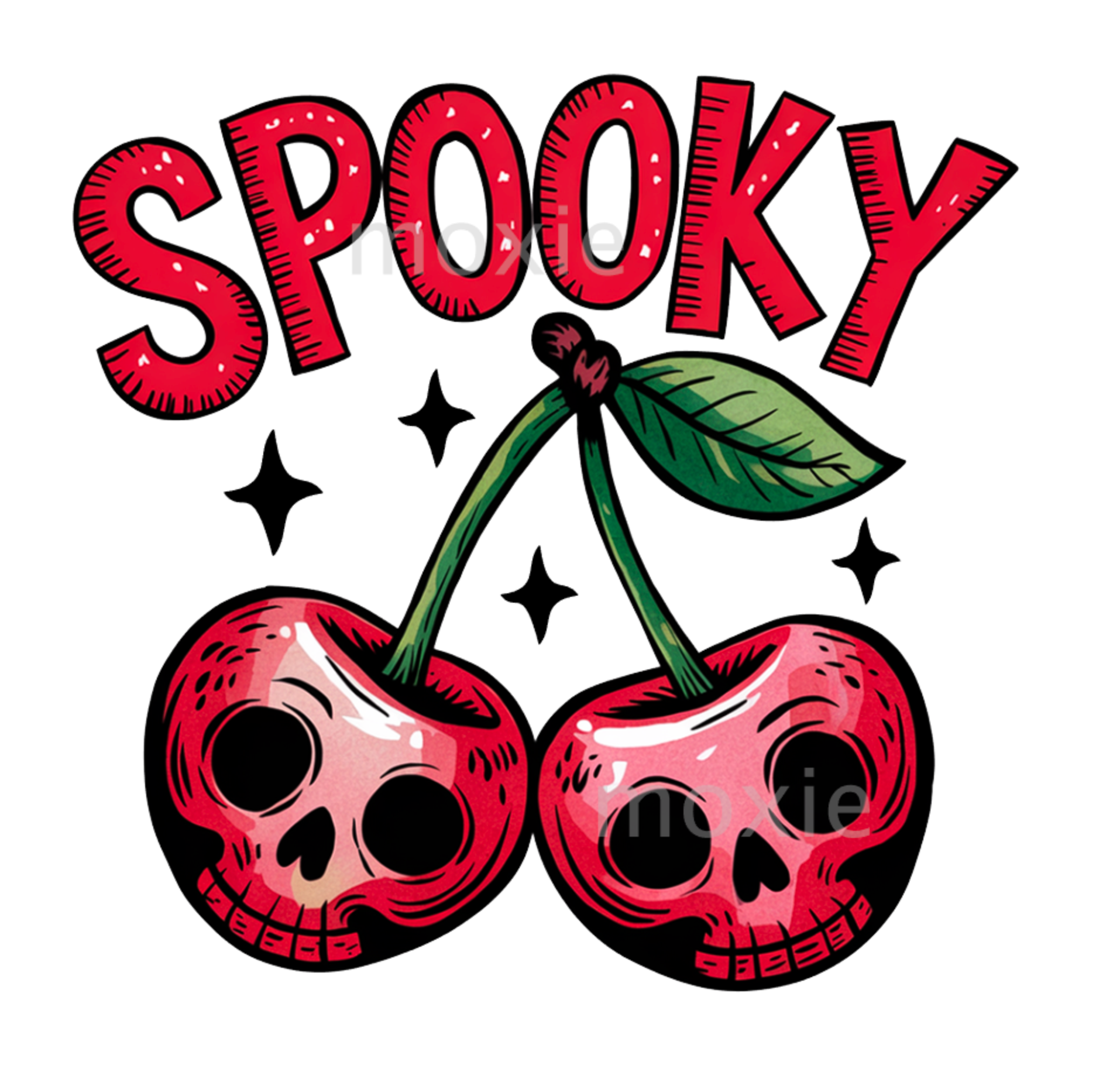 Spooky Cherries Decal &amp; Acrylic Blank COMBO