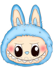 Bubu Head Blue Decal & Acrylic Blank COMBO