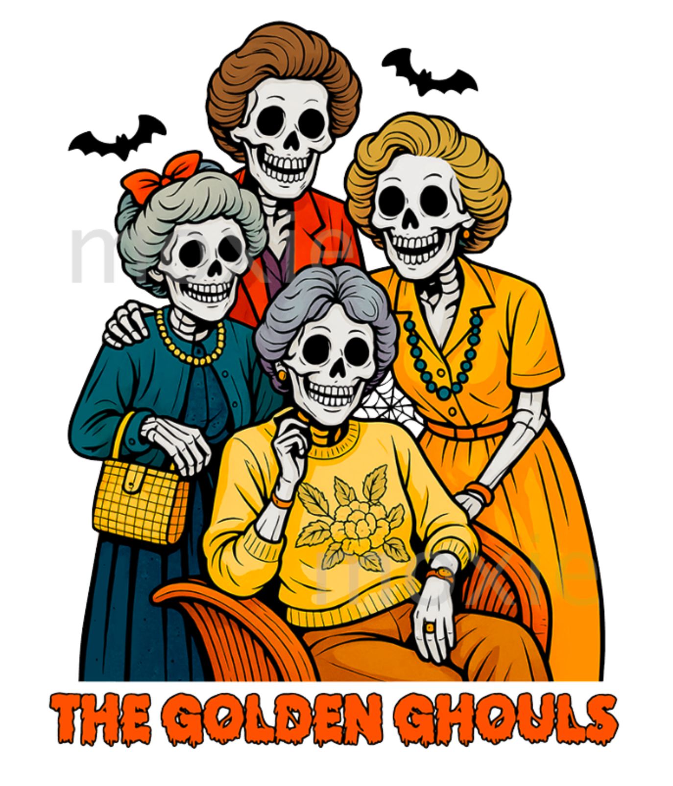 The Golden Ghouls Decal &amp; Acrylic Blank COMBO