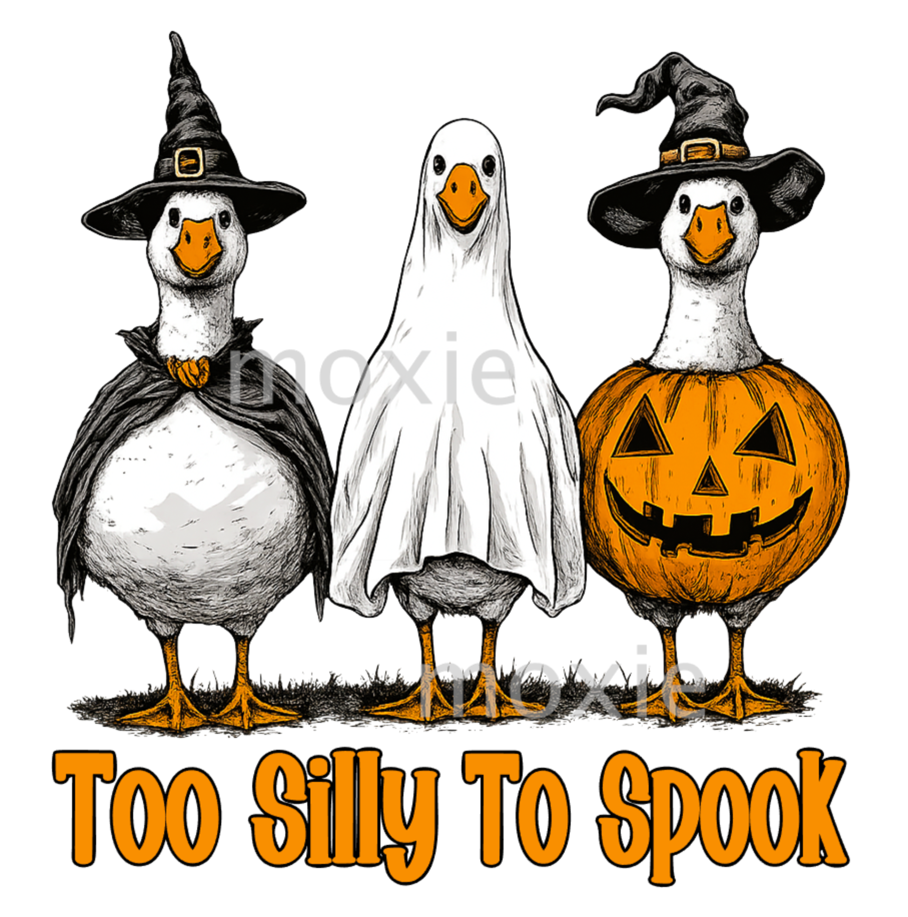 Too Silly To Spook Decal &amp; Acrylic Blank COMBO