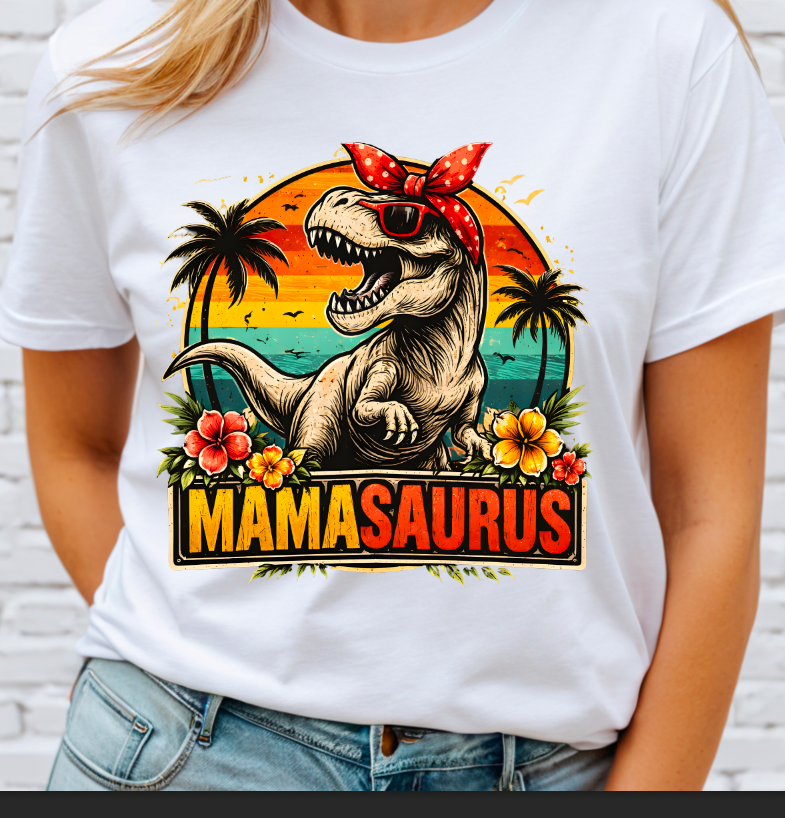 Retro Mamasaurus DTF Transfer