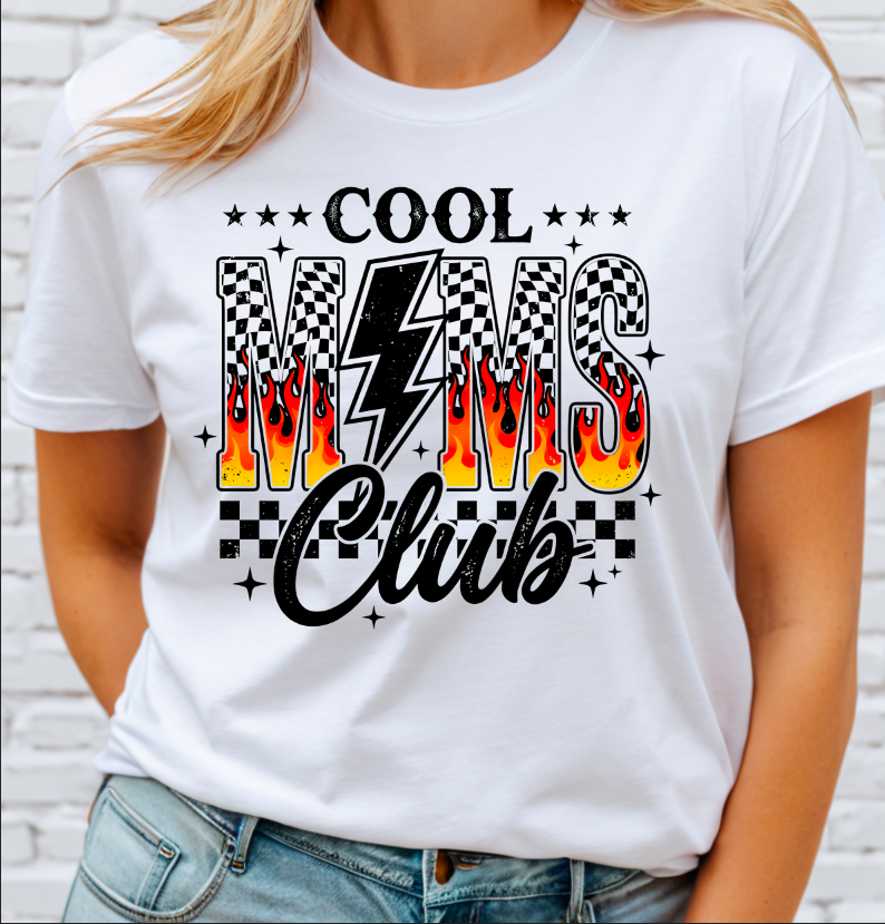 Cool Moms Club DTF Transfer