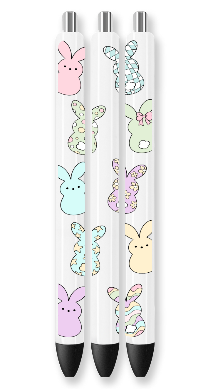 Easter Bunny Pen Wrap UV DTF
