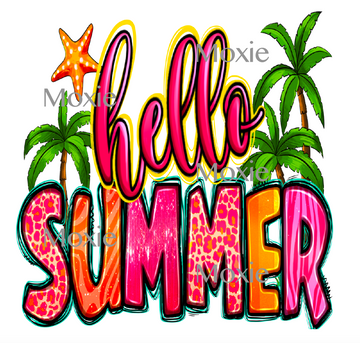Hello Summer UV DTF