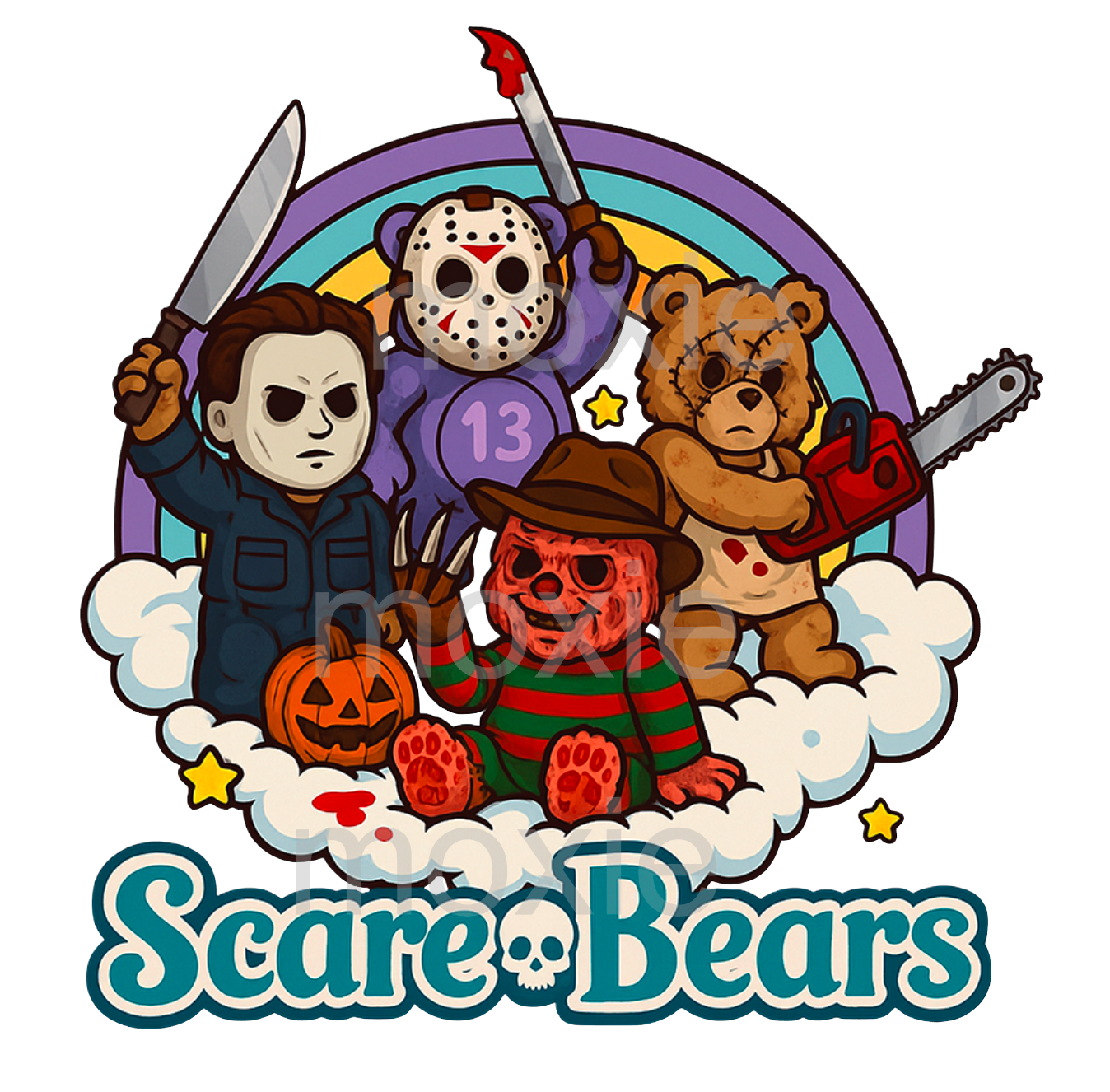 Scare Bears Decal &amp; Acrylic Blank COMBO
