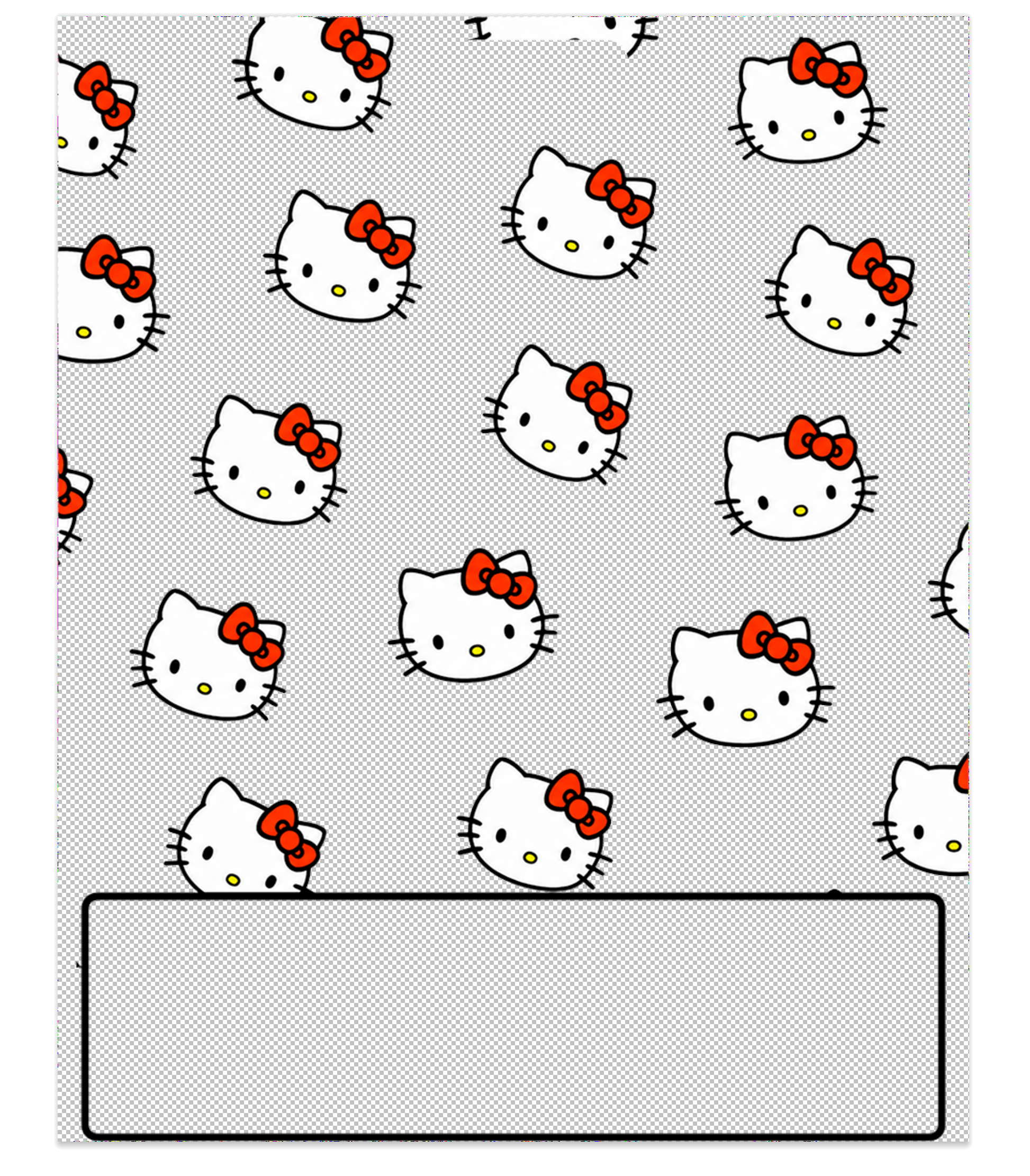 Hello Kitty Decal for Large Badge Buddy