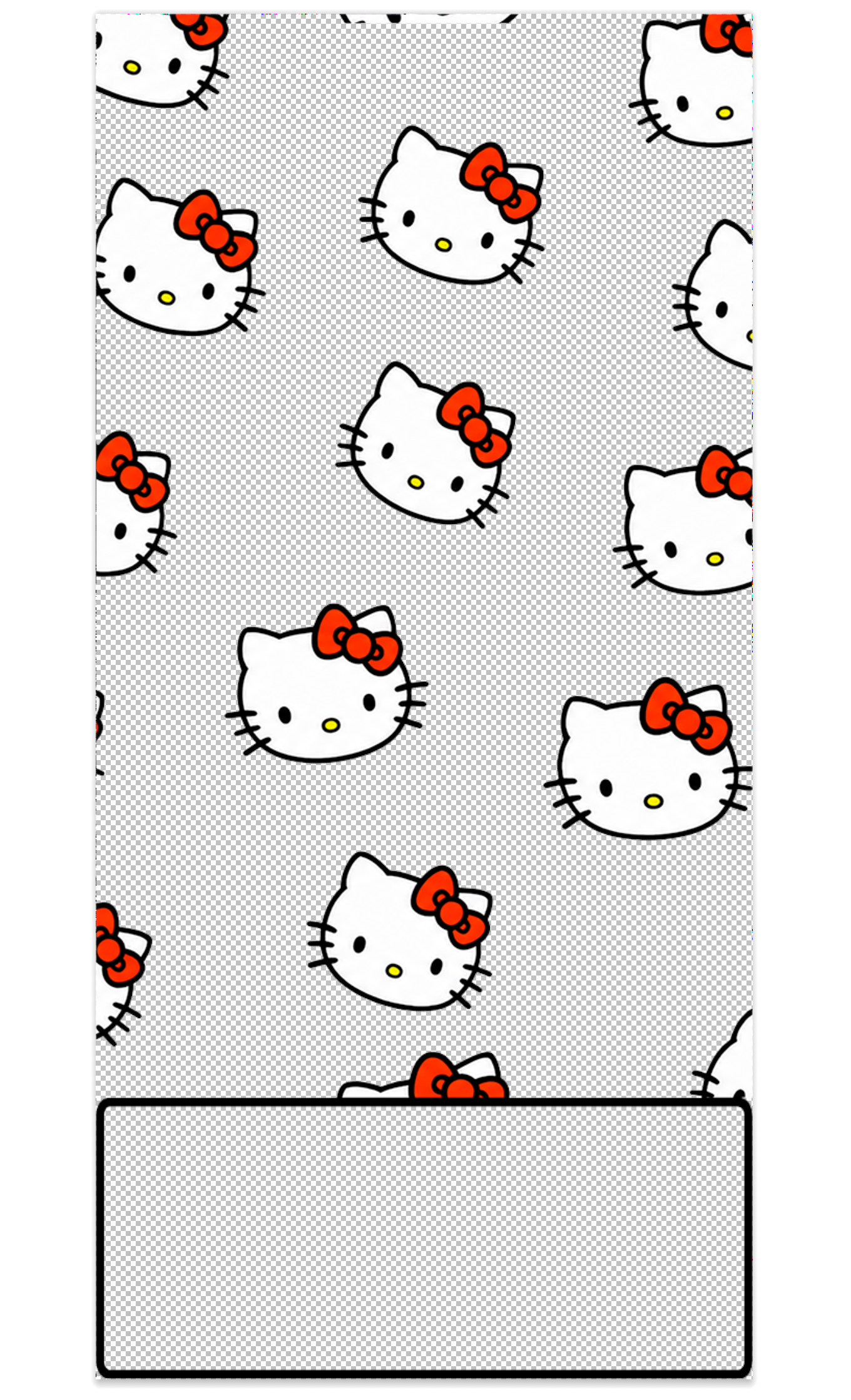 Hello Kitty Decal for Vertical Badge Buddy