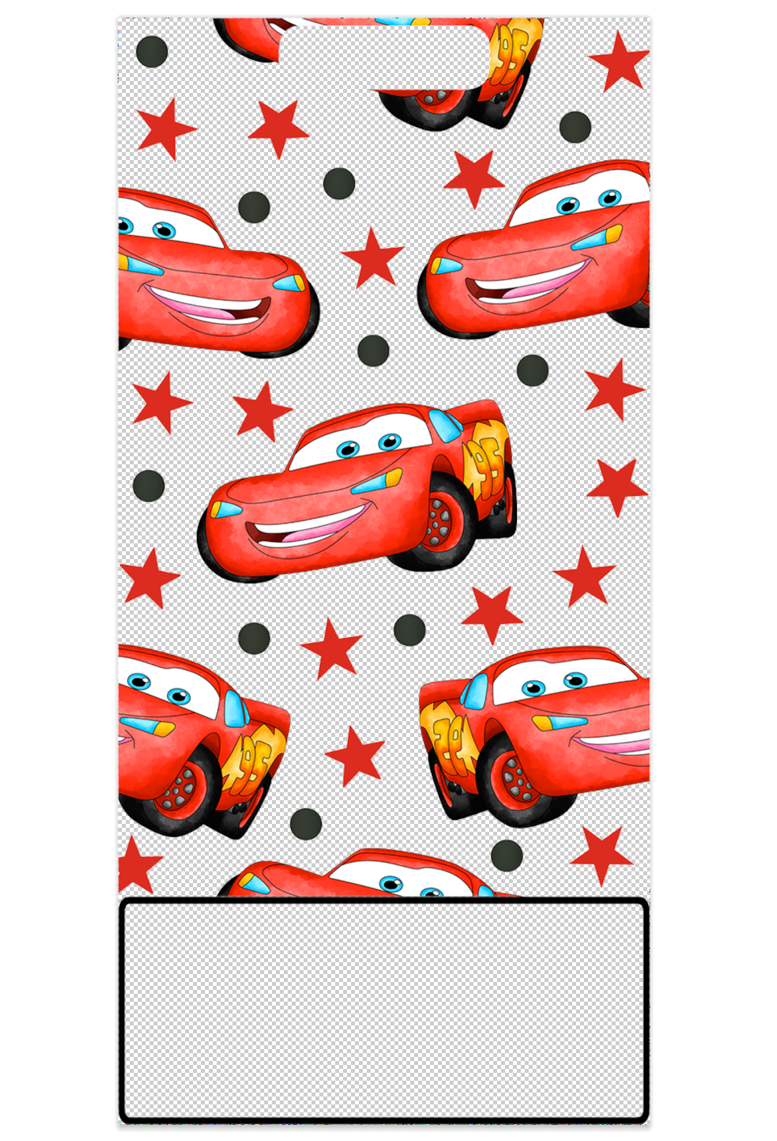 McQueen Decal for Vertical Badge Buddy