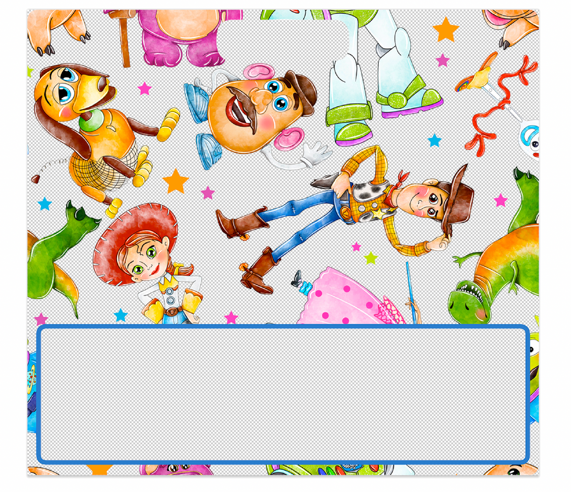 Toy Story Decal for Horizontal Badge Buddy
