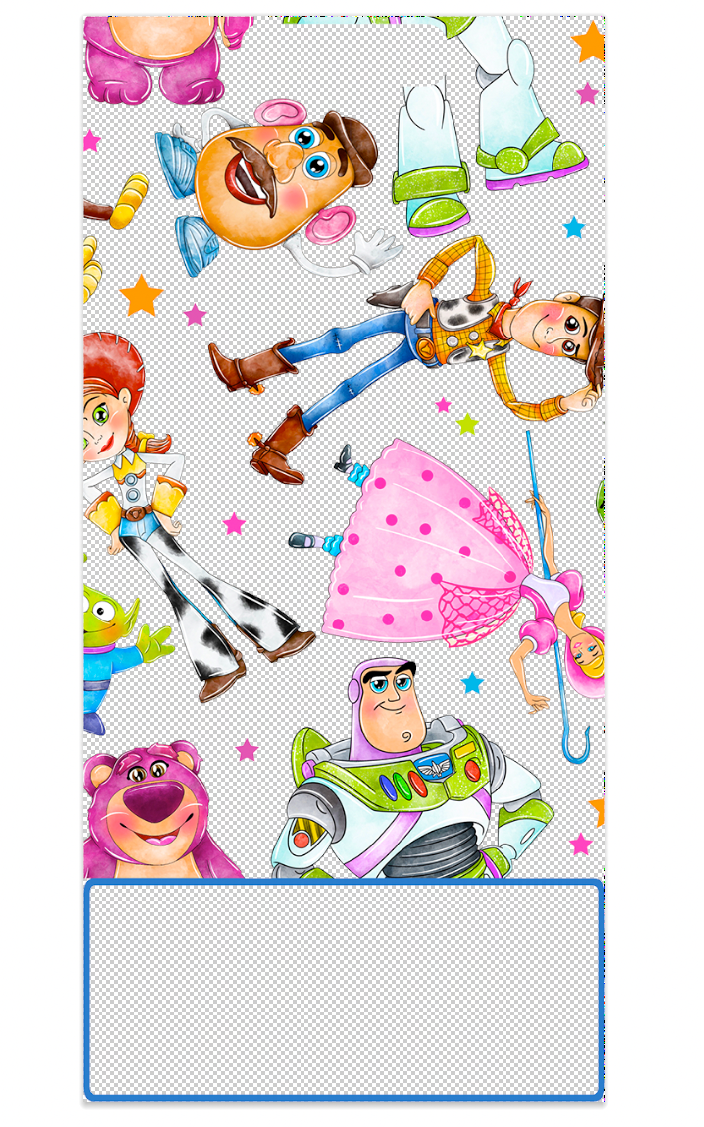 Toy Story Decal for Vertical Badge Buddy