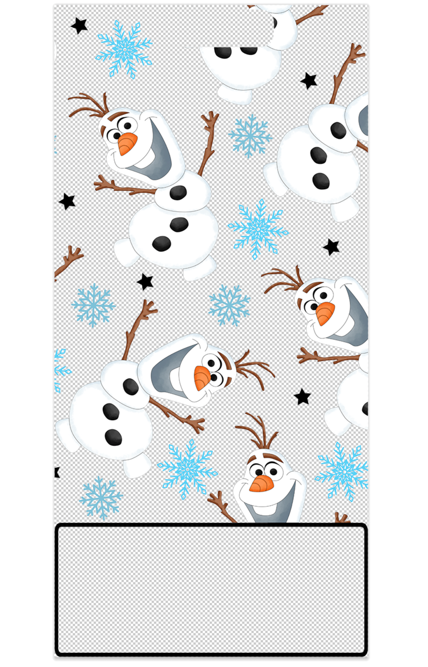Olaf Decal for Vertical Badge Buddy