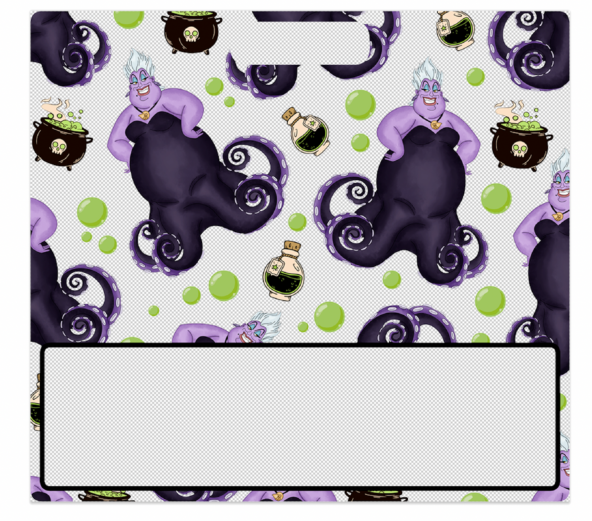Ursula Decal for Horizontal Badge Buddy