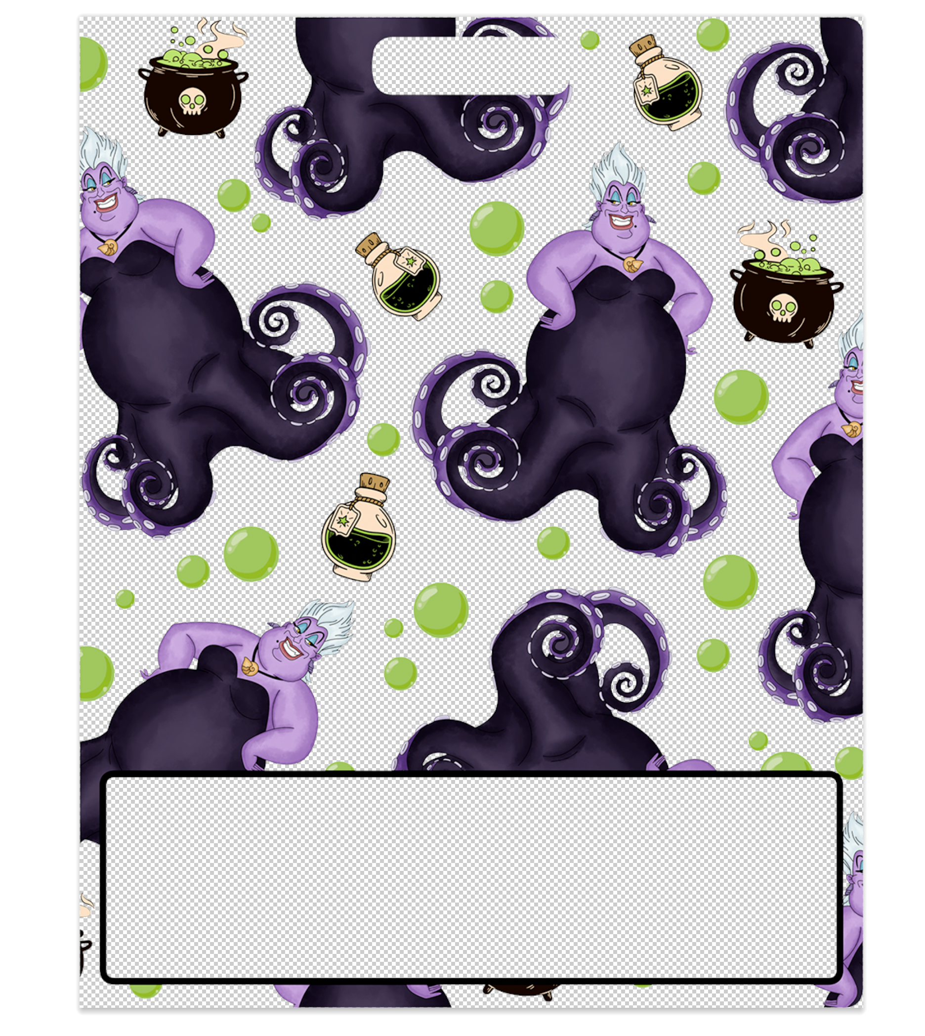 Ursula Decal for Large Badge Buddy