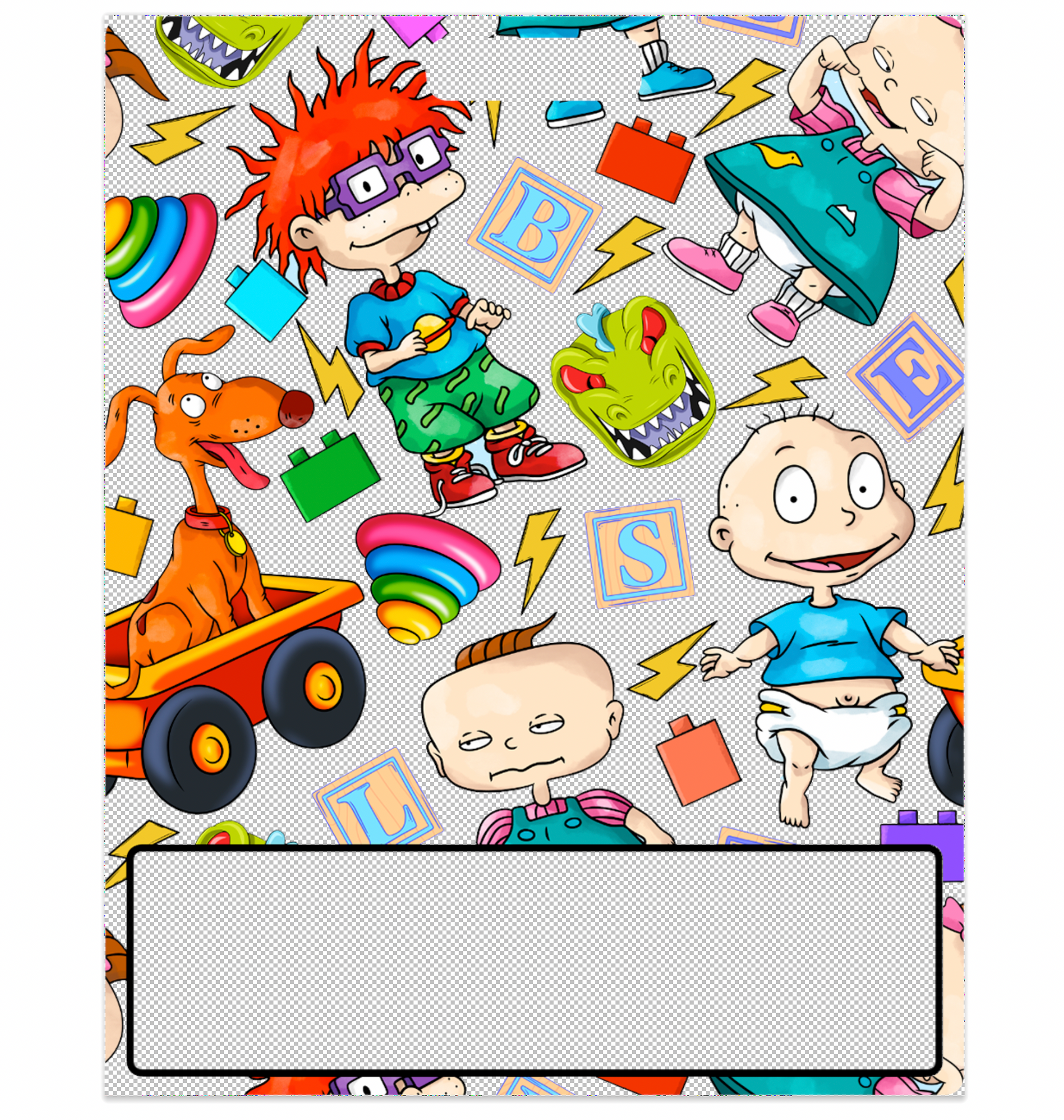 Rugrats Decal for Large Badge Buddy