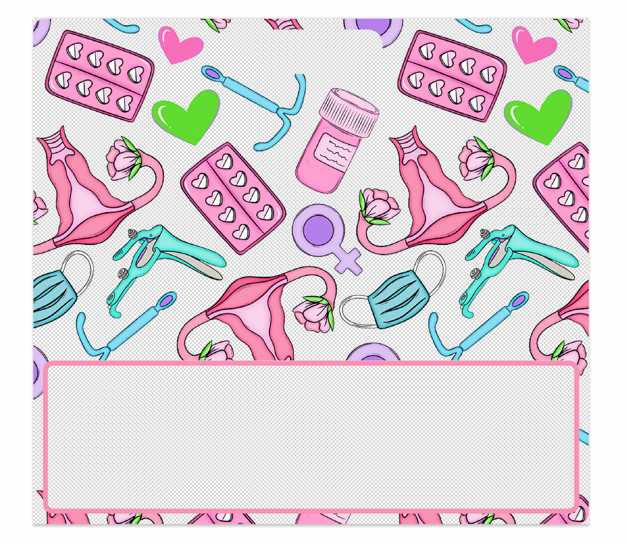 OBGYN Decal for Horizontal Badge Buddy