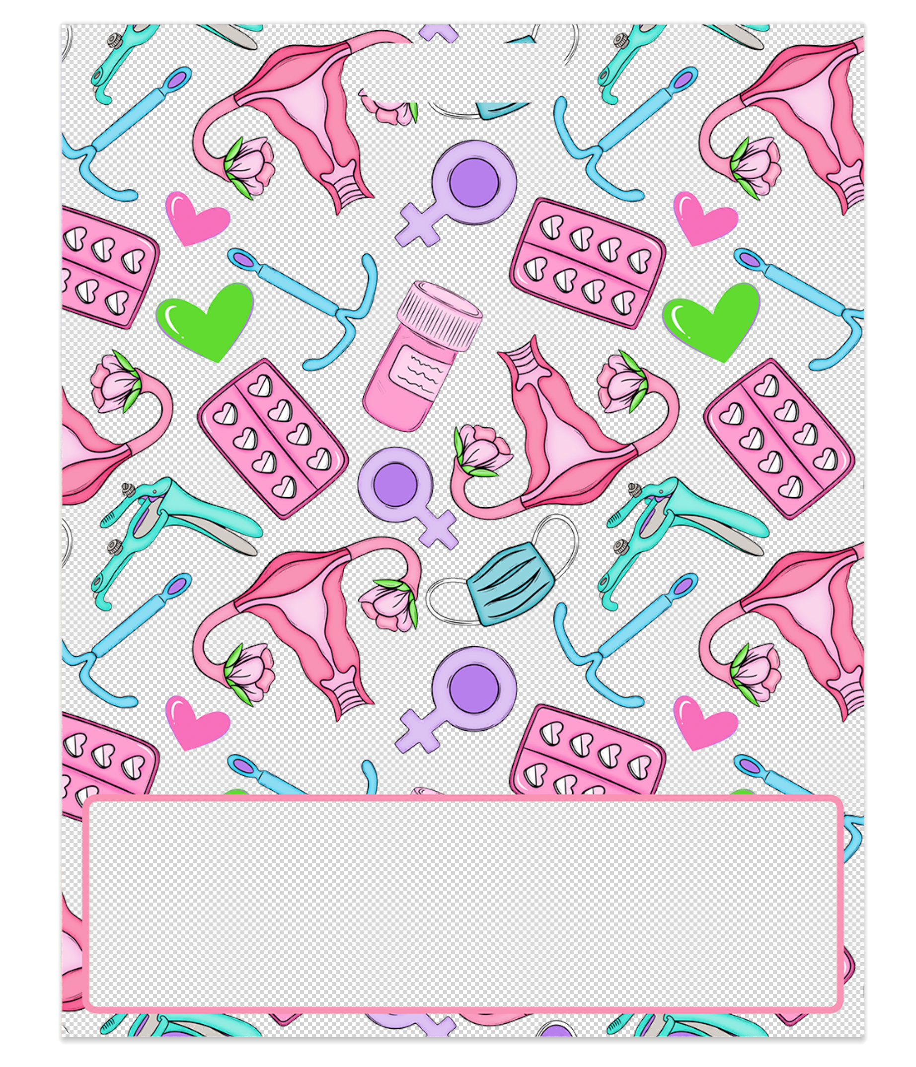 OBGYN Decal for Large Badge Buddy