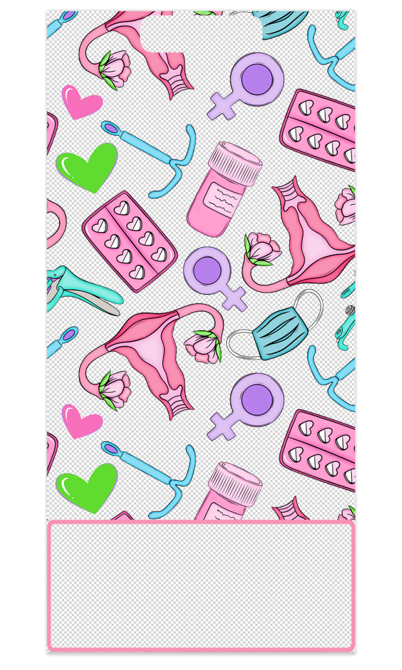 OBGYN Decal for Vertical Badge Buddy
