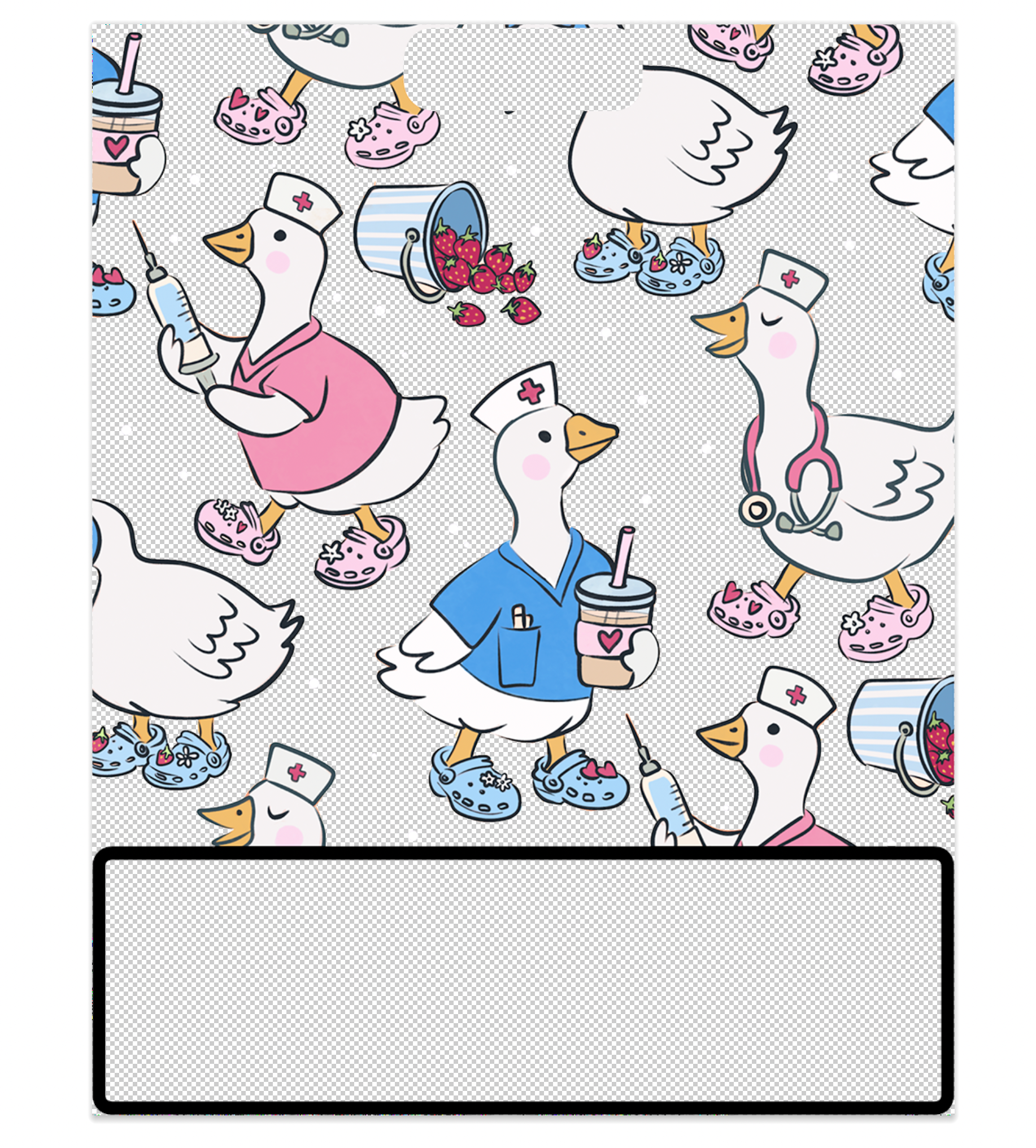 Goose Nurse Decal for Large Badge Buddy