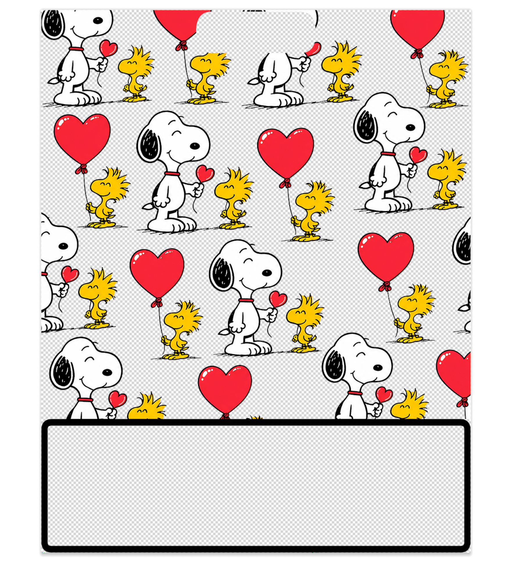 Snoopy Woodstock Decal for Large Badge Buddy