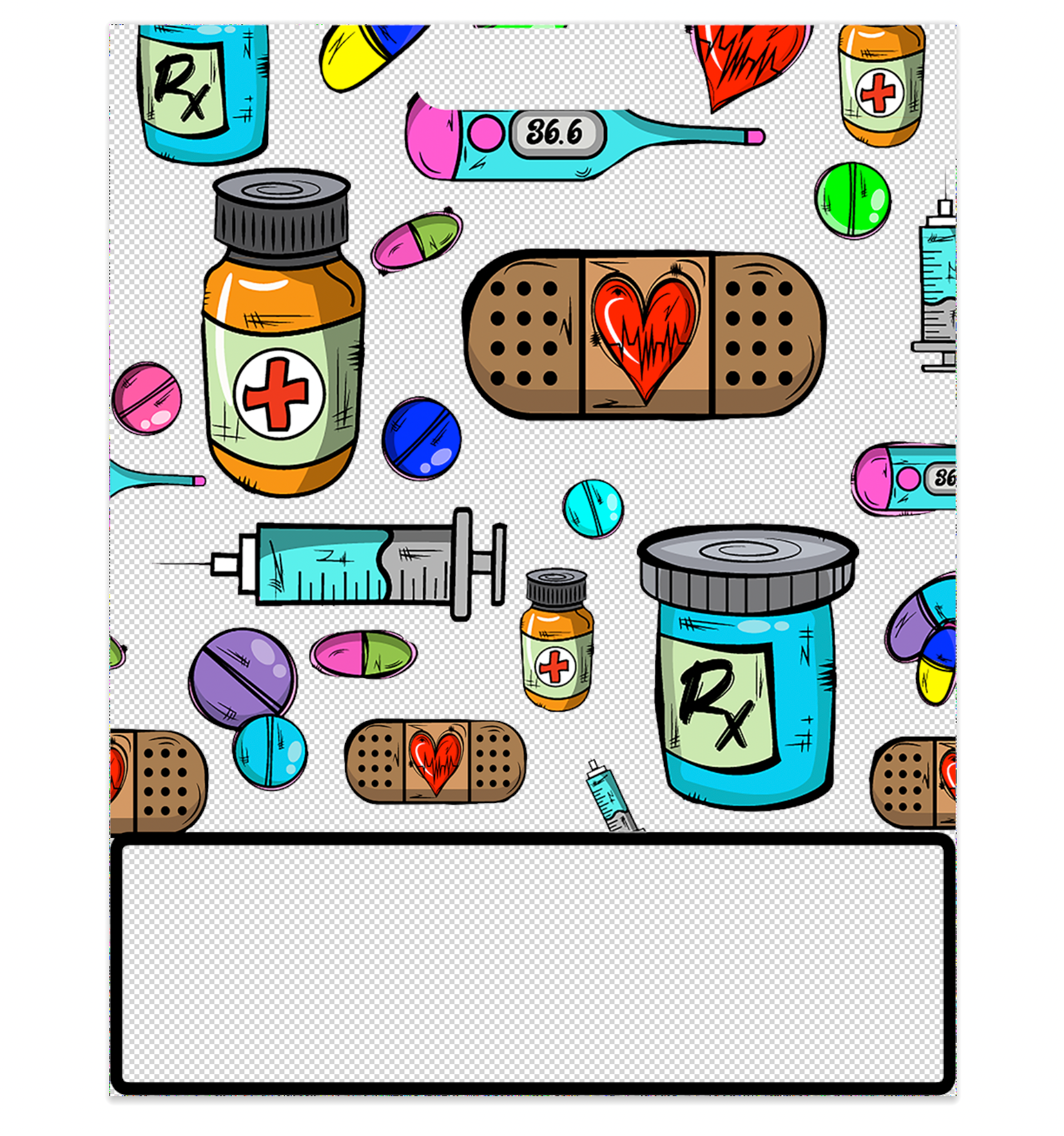 Medical Decal for Large Badge Buddy