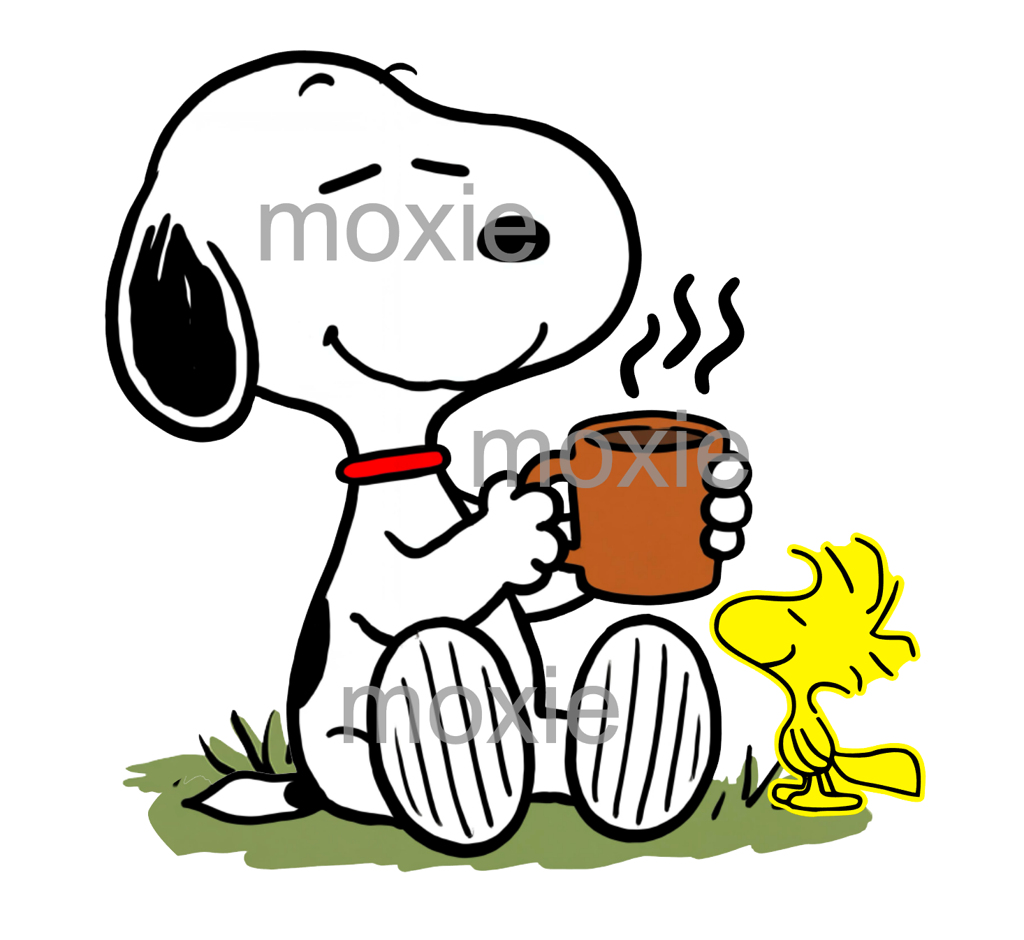 Snoopy Coffee Mug Decal &amp; Acrylic Blank COMBO
