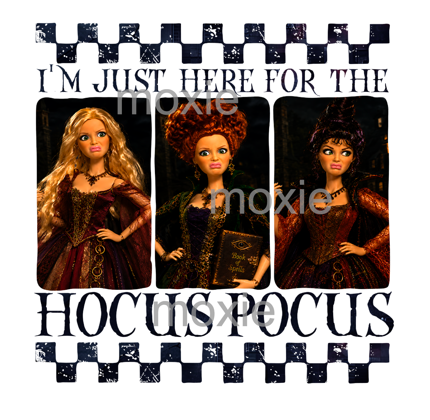 Barbie Hocus Pocus Decal &amp; Acrylic Blank COMBO