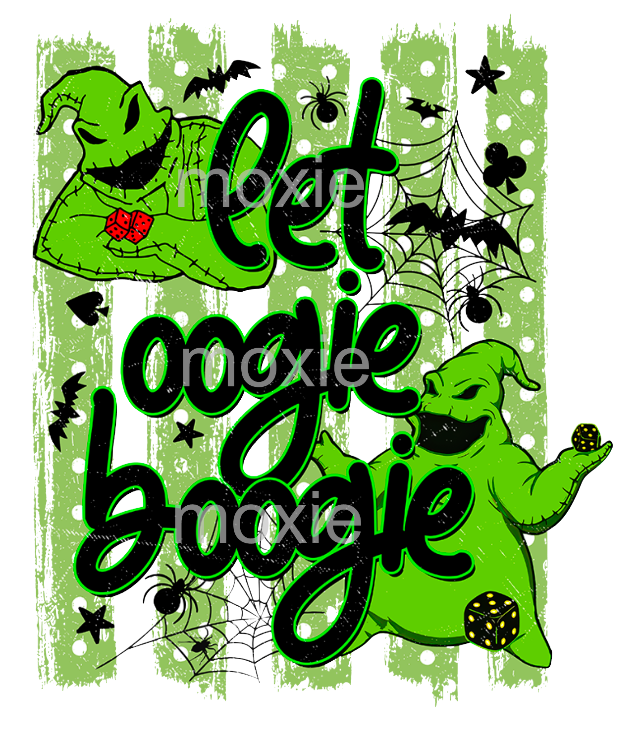 Let's Oogie Boogie Decal &amp; Acrylic Blank COMBO