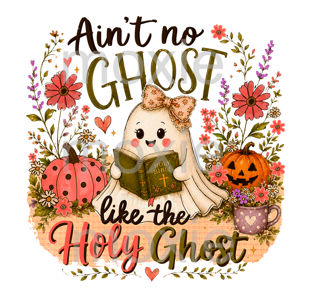 Ain't No Ghost Holy Ghost Halloween Acrylic Blank &amp; Decal Set