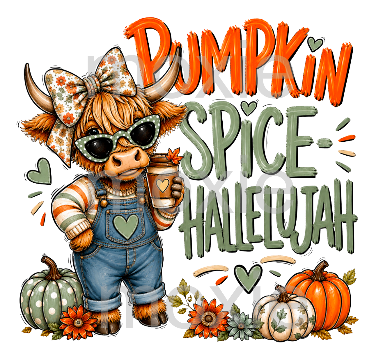 Pumpkin Spice Hallelujah Acrylic Blank &amp; Decal Set