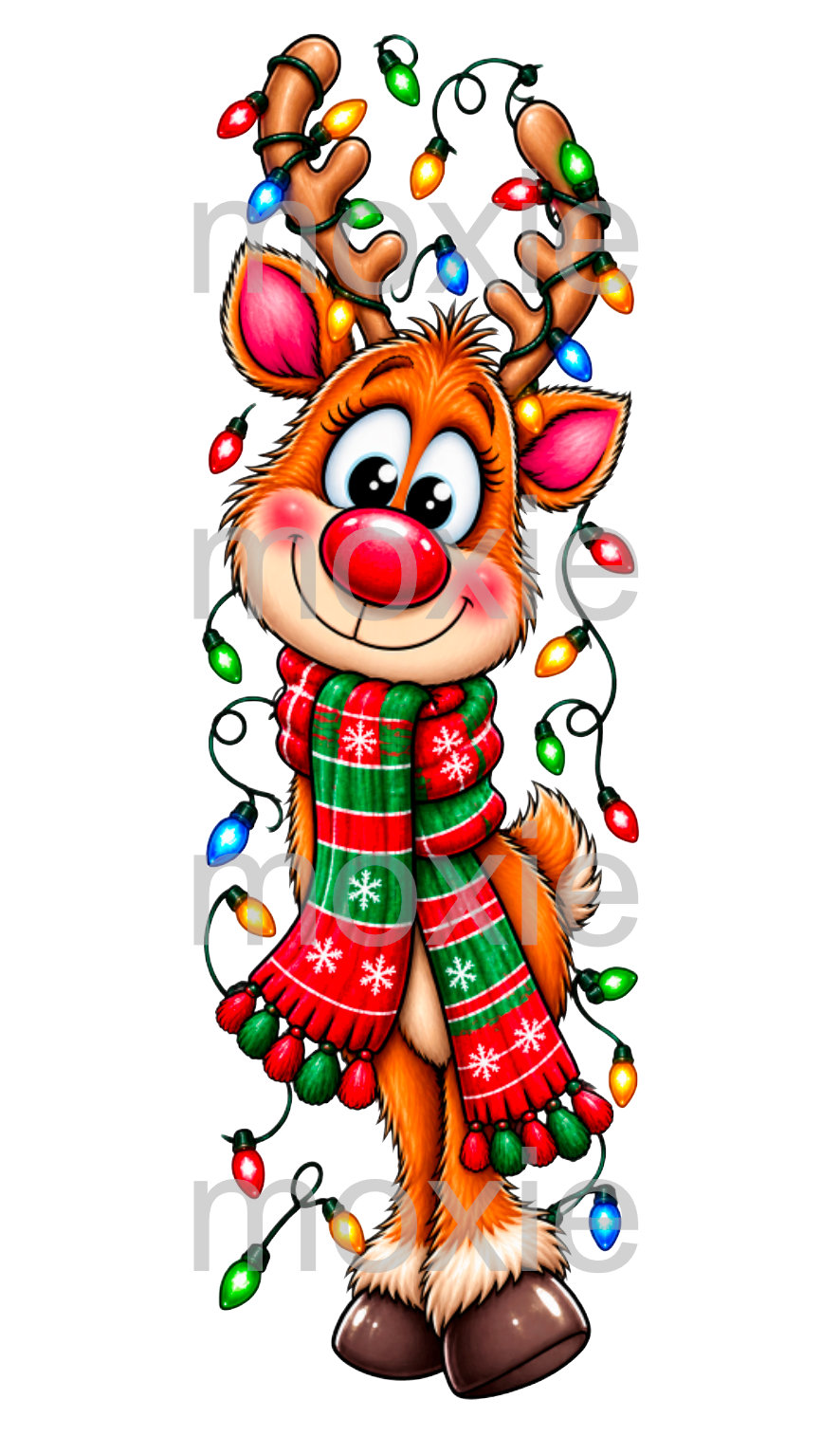 Reindeer Bookmark UV DTF Decal