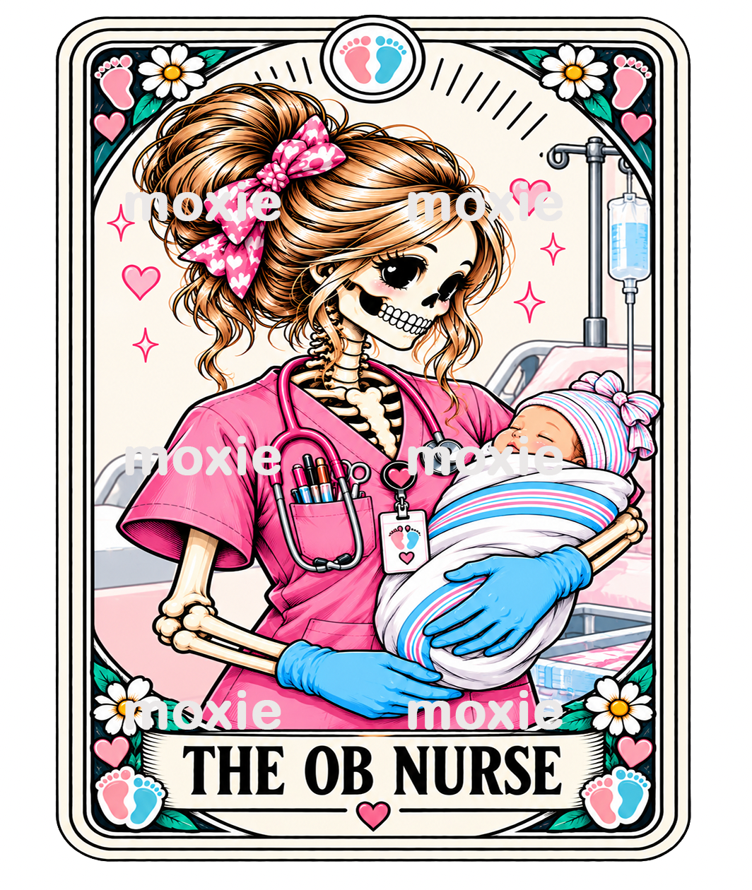 Tarot The OB Nurse UV DTF Decal