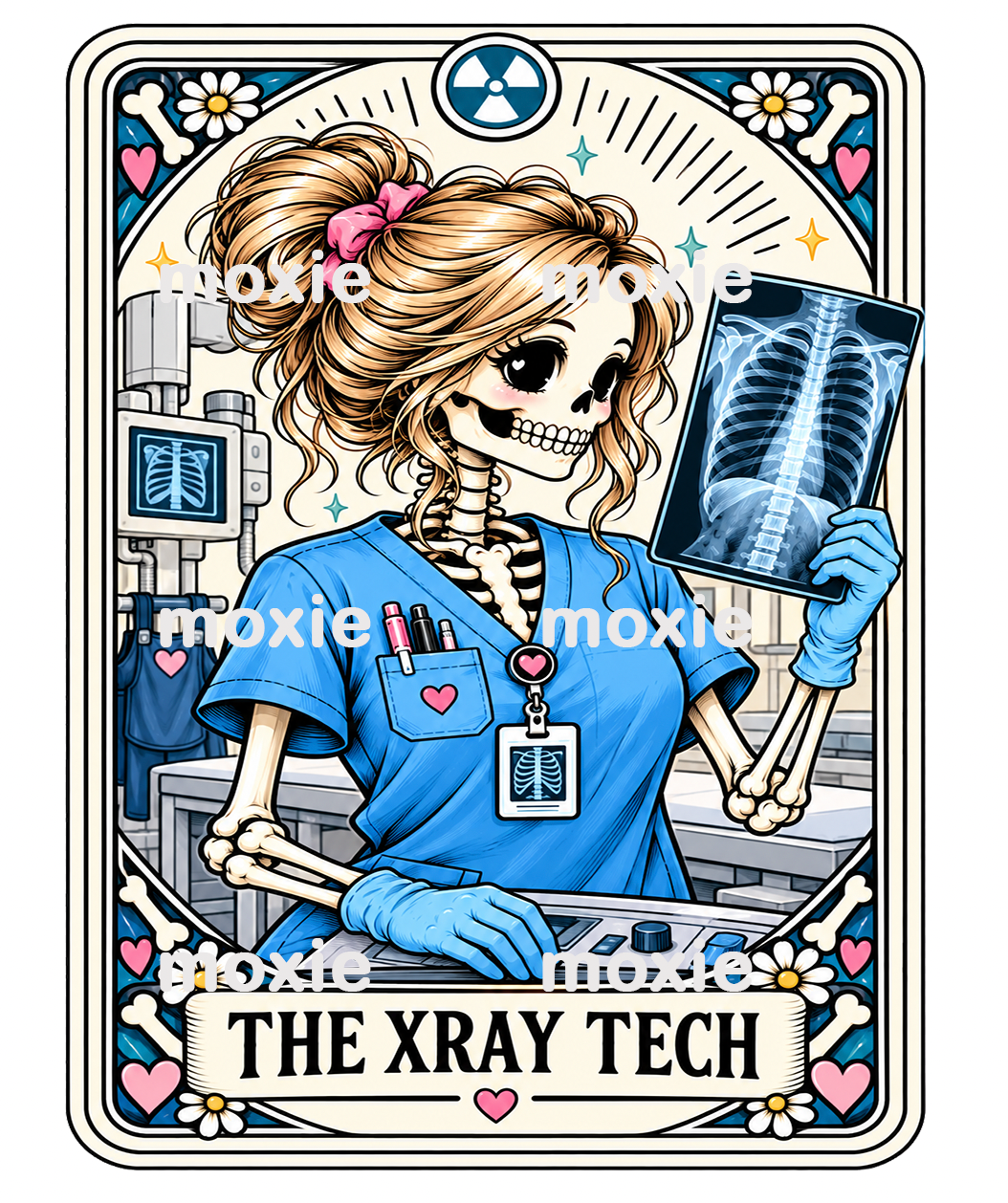 Tarot The Xray Tech UV DTF Decal