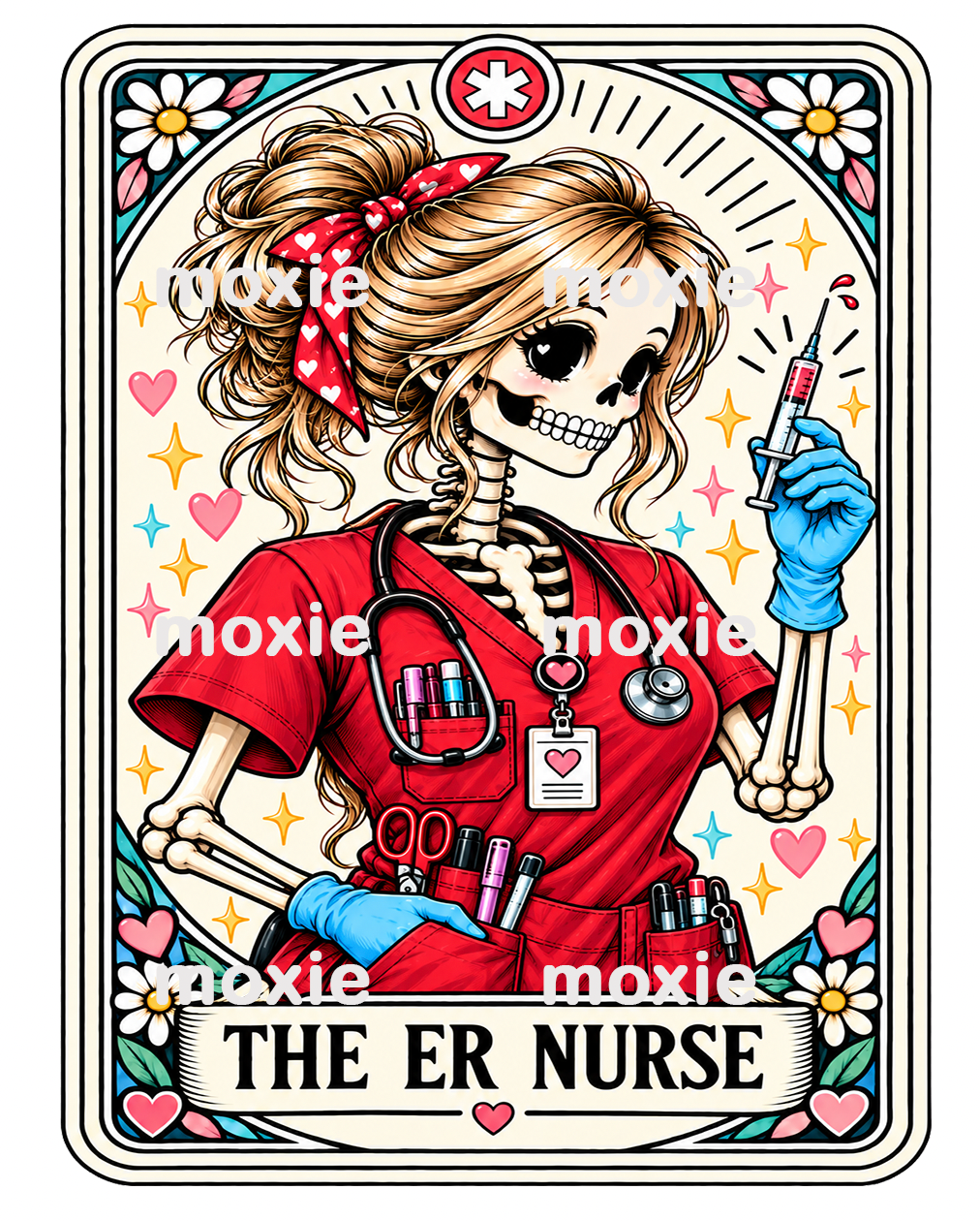 Tarot The ER Nurse UV DTF Decal