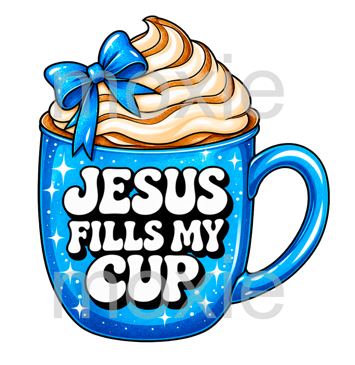 Jesus Fills My Cup Decal &amp; Acrylic Blank COMBO