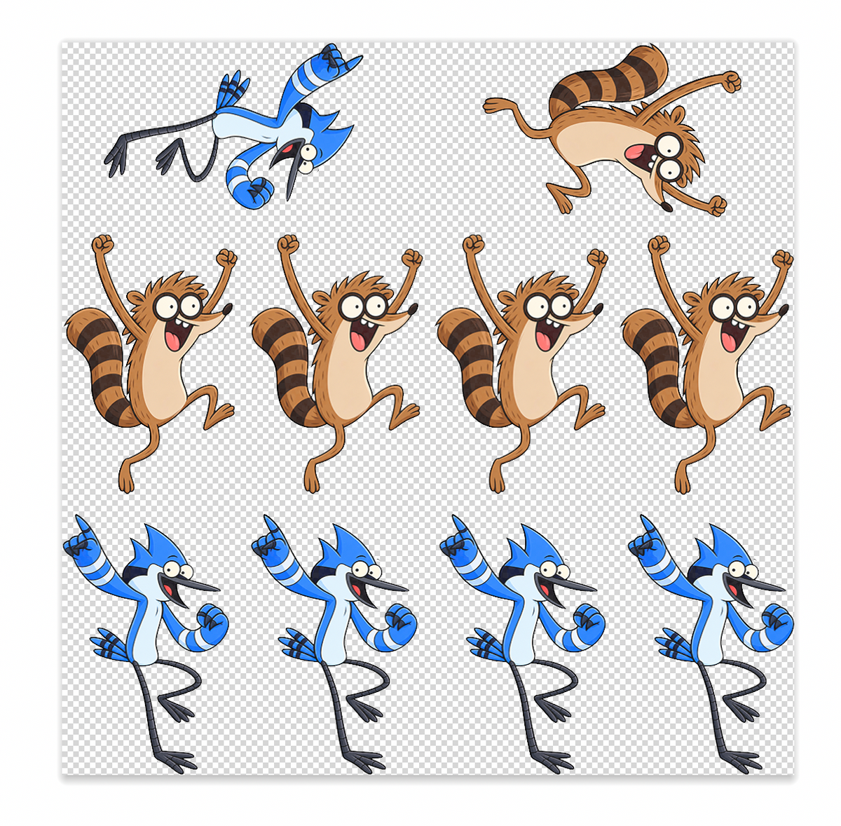 Mordecai Rigby Elements Sheet