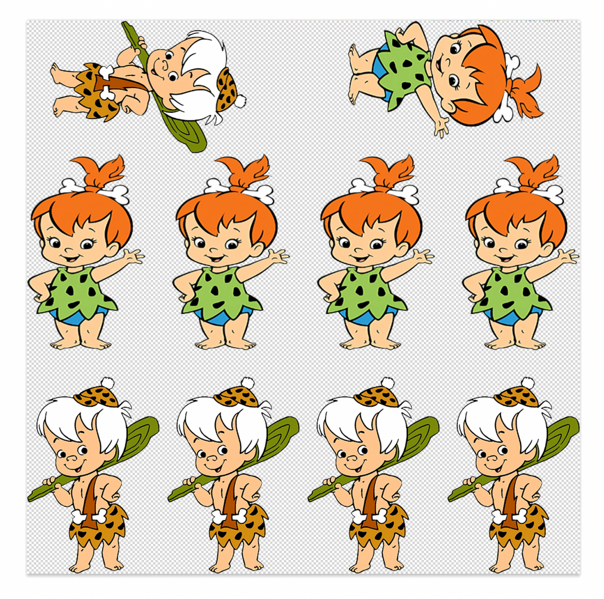 Pebbles Bam Bam Elements Sheet