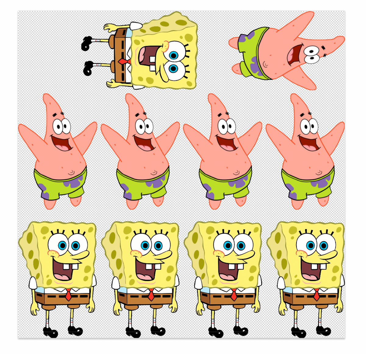 Sponge Patrick Elements Sheet