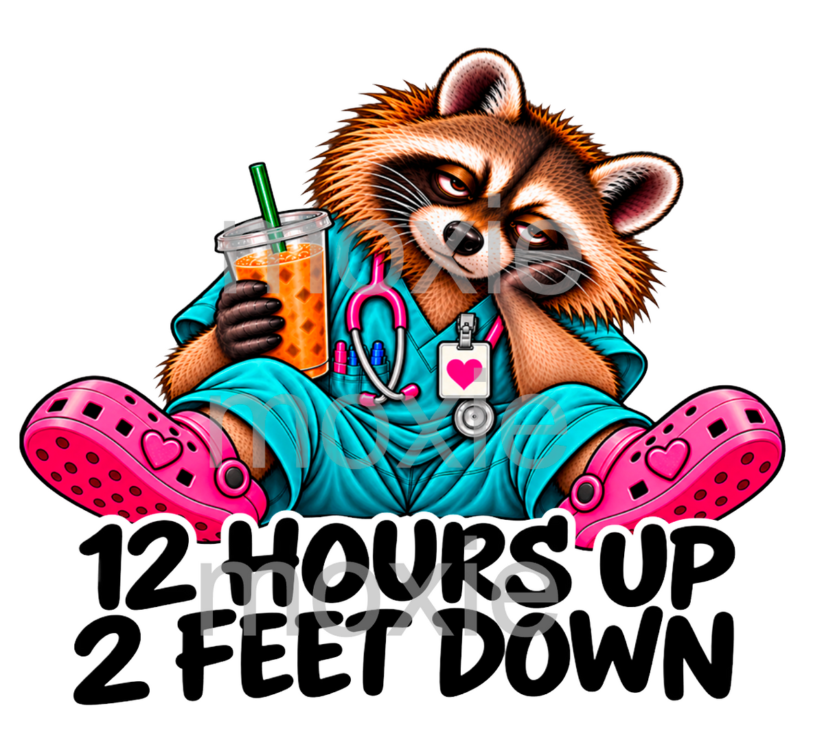 12 Hours Up Decal &amp; Acrylic Blank COMBO
