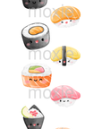 Sushi bookmark UV DTF decal