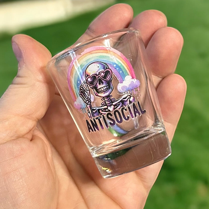 AntiSocial Skeleton UV DTF