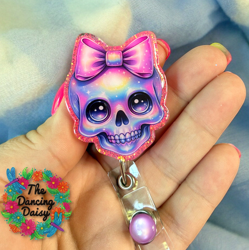 Skull Bow Decal &amp; Acrylic Blank COMBO