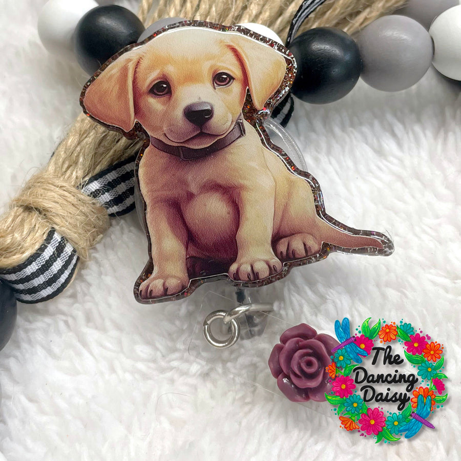 Labrador Pup Decal & Acrylic Blank COMBO – Moxie Vinyls