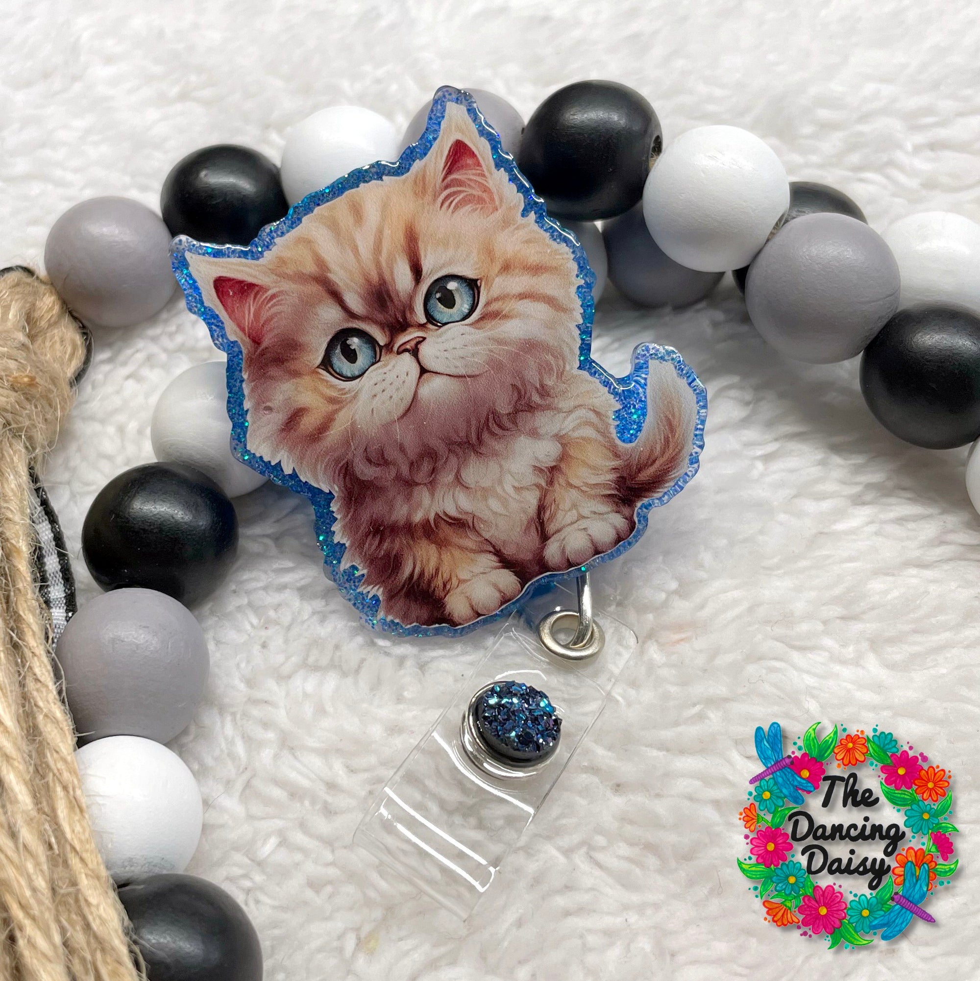 Persian Kitten Decal &amp; Acrylic Blank COMBO