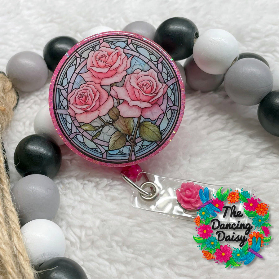 Stained Glass Roses Decal – Moxie Vinyls