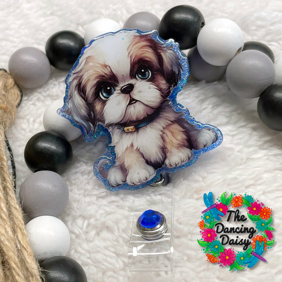 Shih Tzu Puppy Decal & Acrylic Blank COMBO