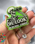 Oh Look Nobody Cares Decal & Acrylic Blank COMBO