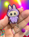 Purple Monster Doll Decal & Acrylic Blank COMBO