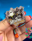 Brewing Up Trouble Decal & Acrylic Blank COMBO