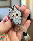 Grey Monster Doll Decal & Acrylic Blank COMBO