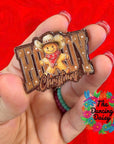 Howdy Christmas Decal & Acrylic Blank COMBO